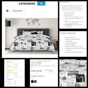 Queen Duvet Set-SOLD